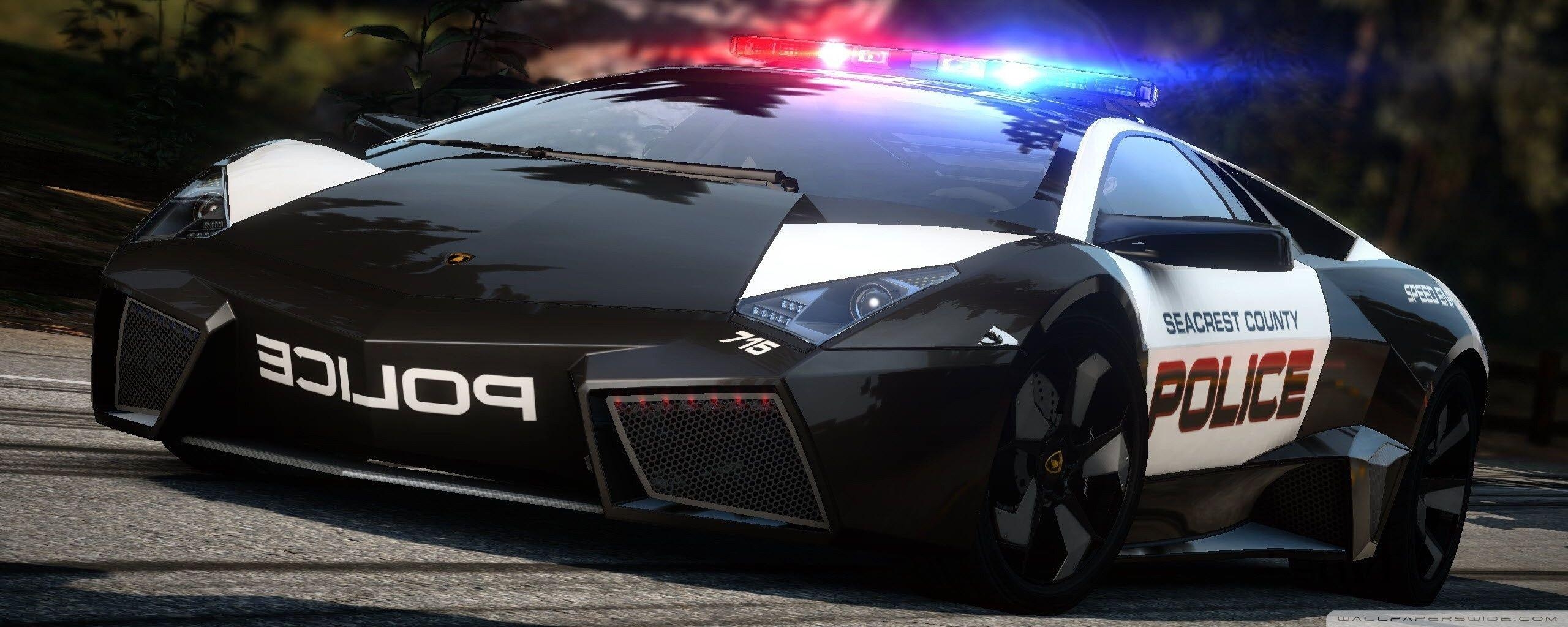 2560x1030 Need For Speed Hot Pursuit Lamborghini Police Car ❤ 4K HD Desktop, Dual Screen