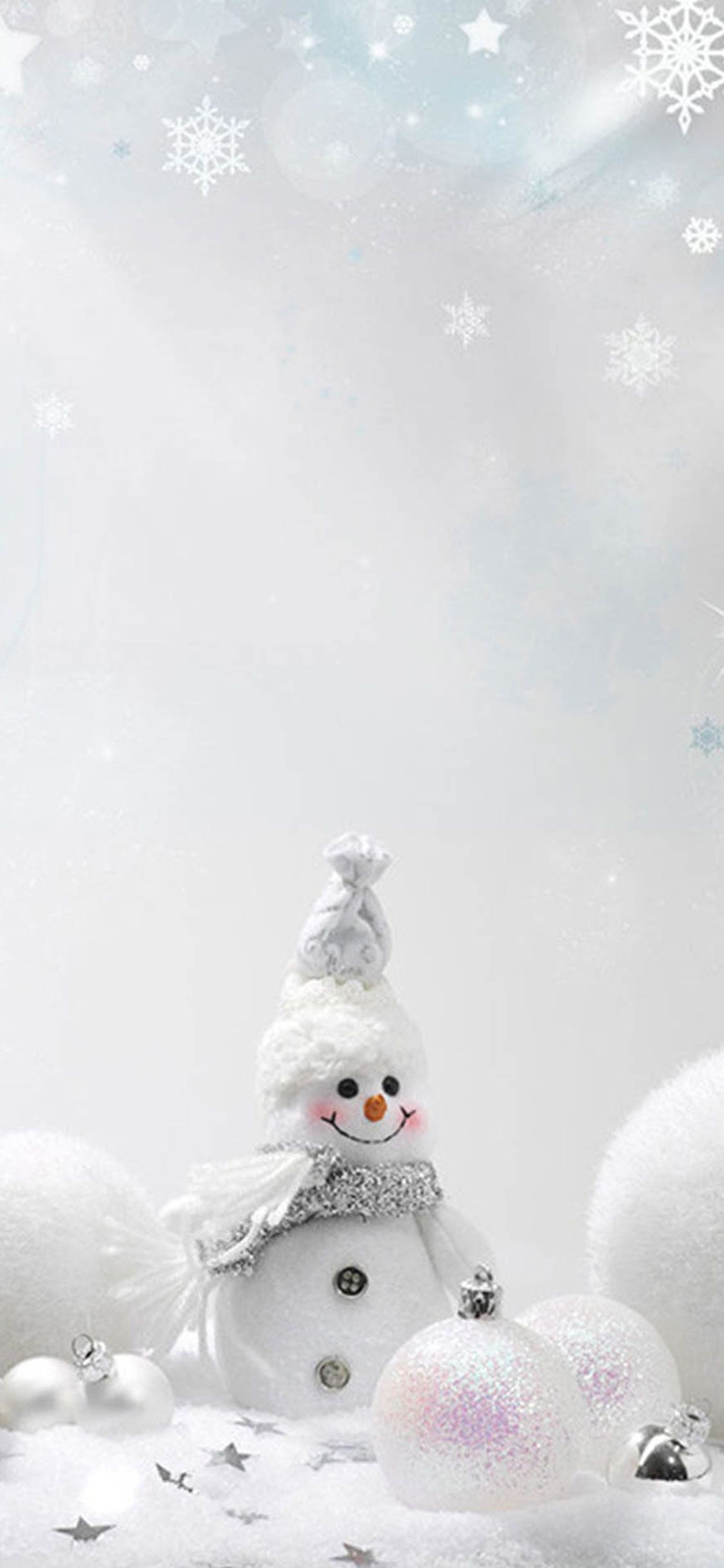 1130x2440 White Christmas iPhone Wallpaper Free White Christmas iPhone Background, Phone