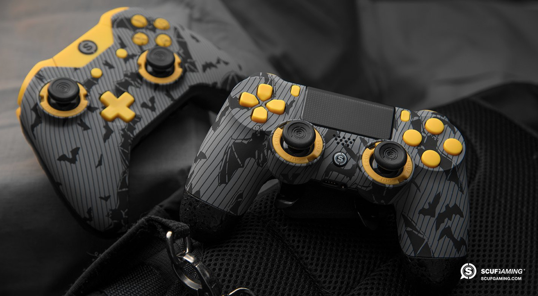 1730x950 SCUF Infinity Gotham Series controllers, for Xbox One and PlayStation. Custom, Handcrafted Controllers that Increase. Ps4 controller, Game controller, Gaming tech, Desktop