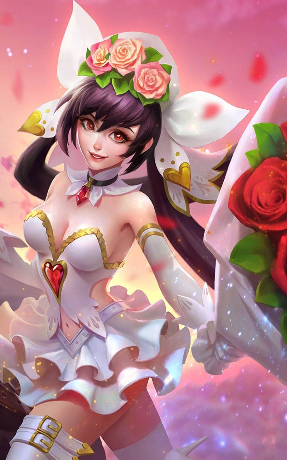 950x1520 Download Cannon And Roses Layla Mobile Legends Free Pure 4K Ultra HD, Phone