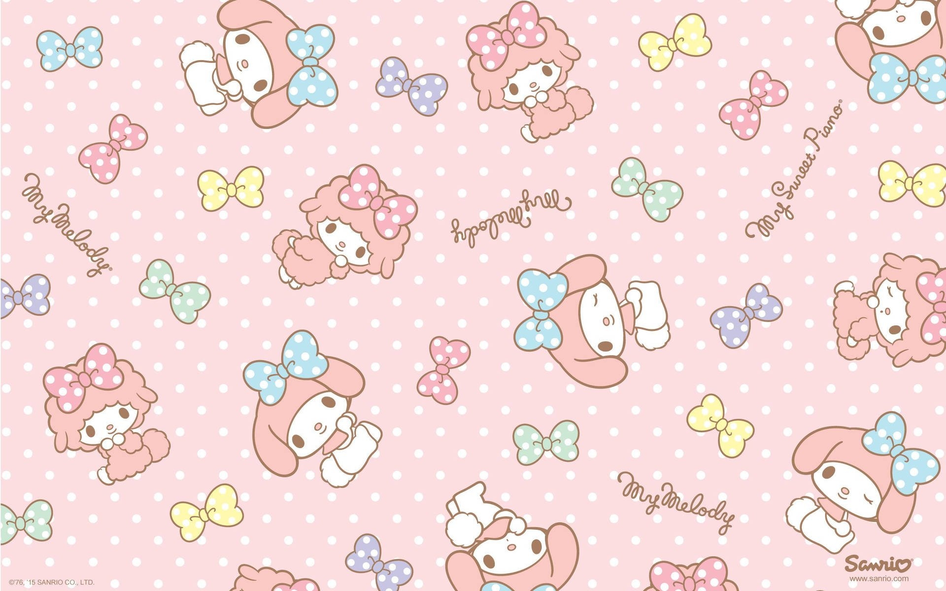 1920x1200 Download Sanrio My Melody Best Friends Wallpaper, Desktop