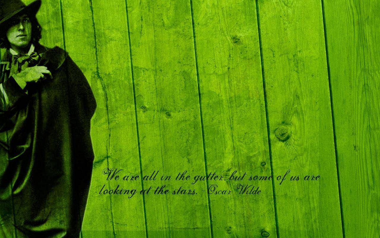 1280x800 Oscar Wilde image We are all in the gutter HD wallpaper, Desktop