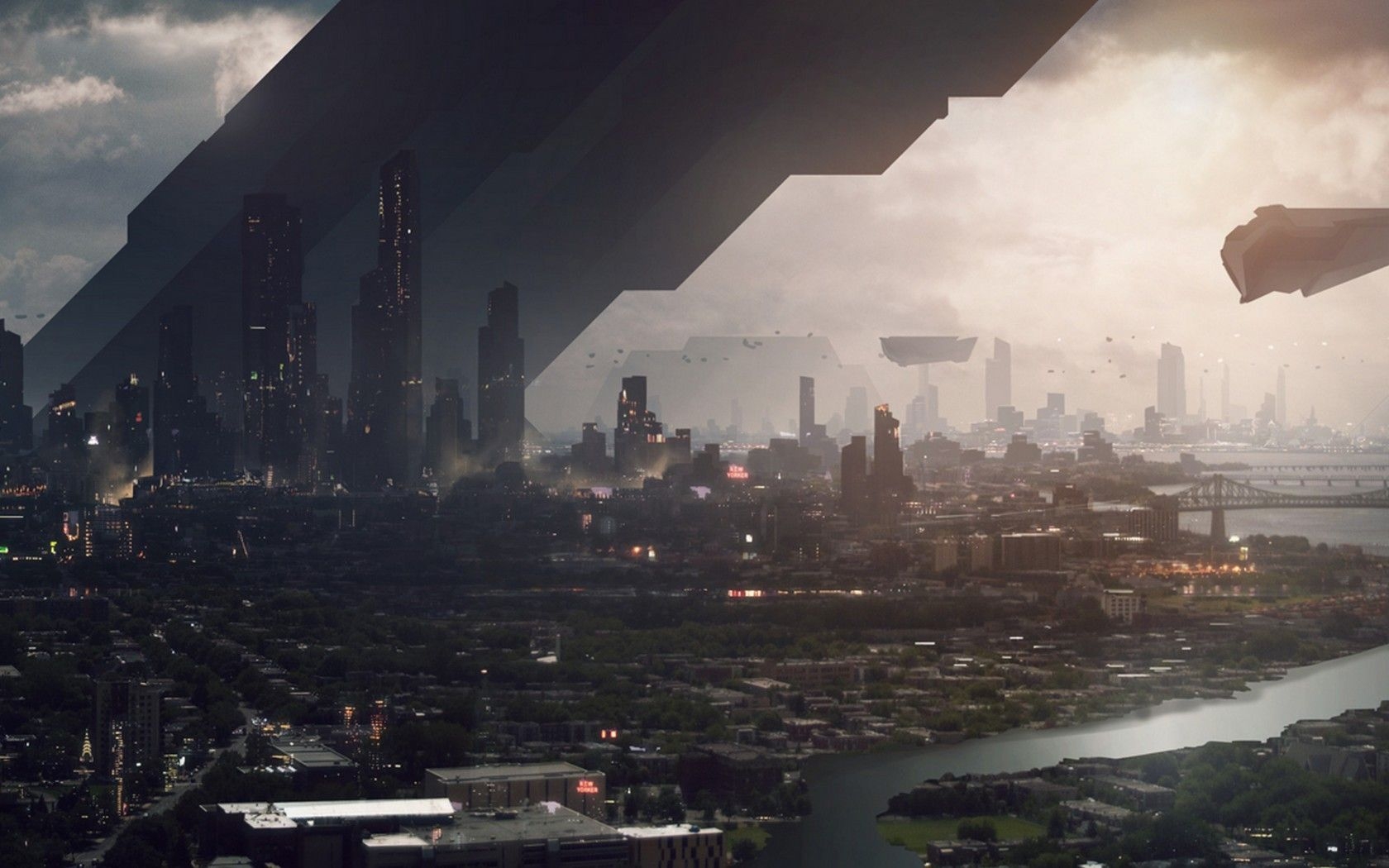 1680x1050 Sci Fi Wallpaper. Sci fi city, Futuristic city, Sci fi, Desktop