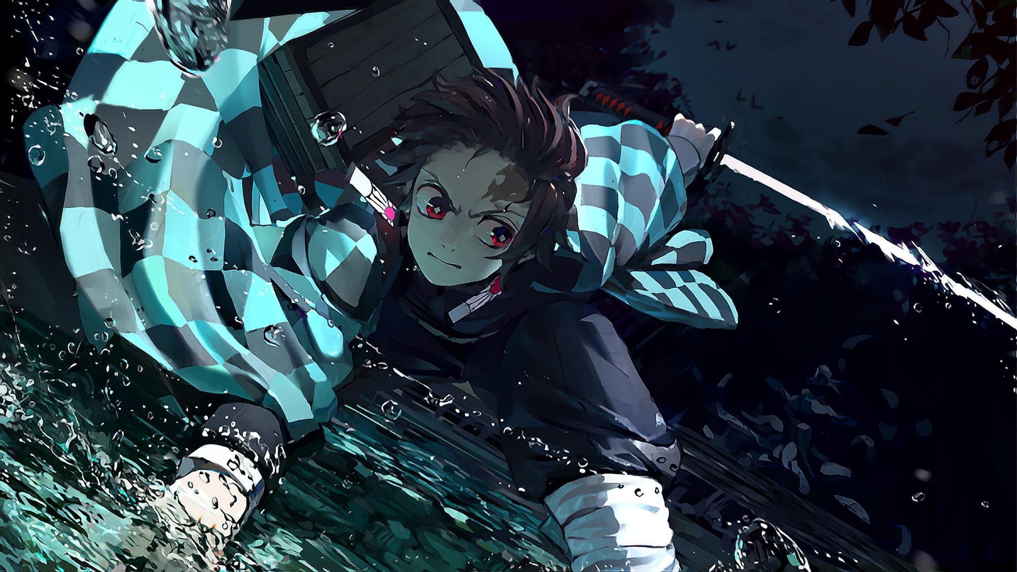2000x1130 Demon Slayer Tanjirou Kamado Wallpaper, HD Anime 4K Wallpaper, Image, Photo and Background, Desktop