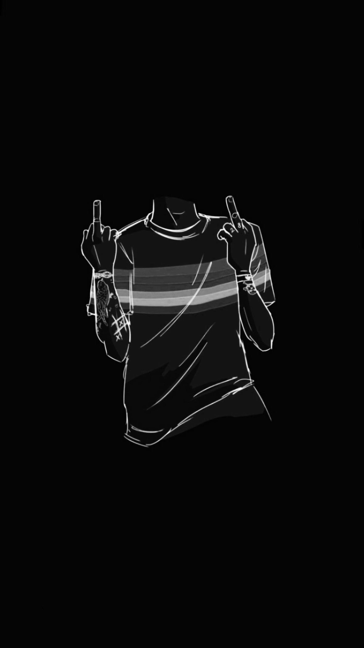 1200x2140 Black Boy Wallpaper, Phone