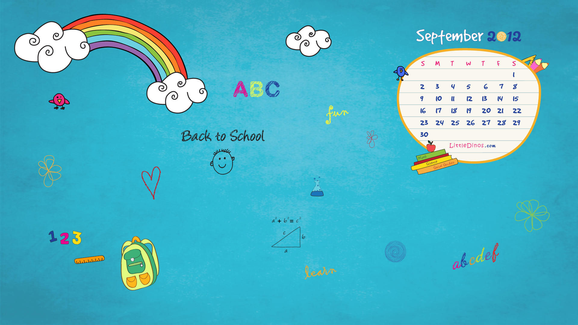 1920x1080 back to school desktop wallpaper, Desktop