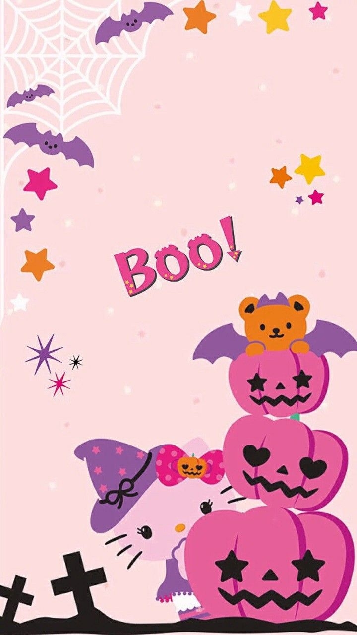 720x1280 Hello Kitty Halloween Wallpaper, Phone