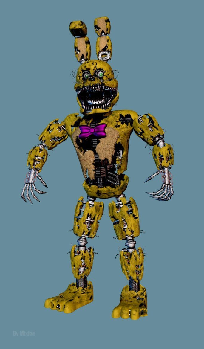 690x1170 Nightmare Spring Bonnie (full). Fnaf, Phone