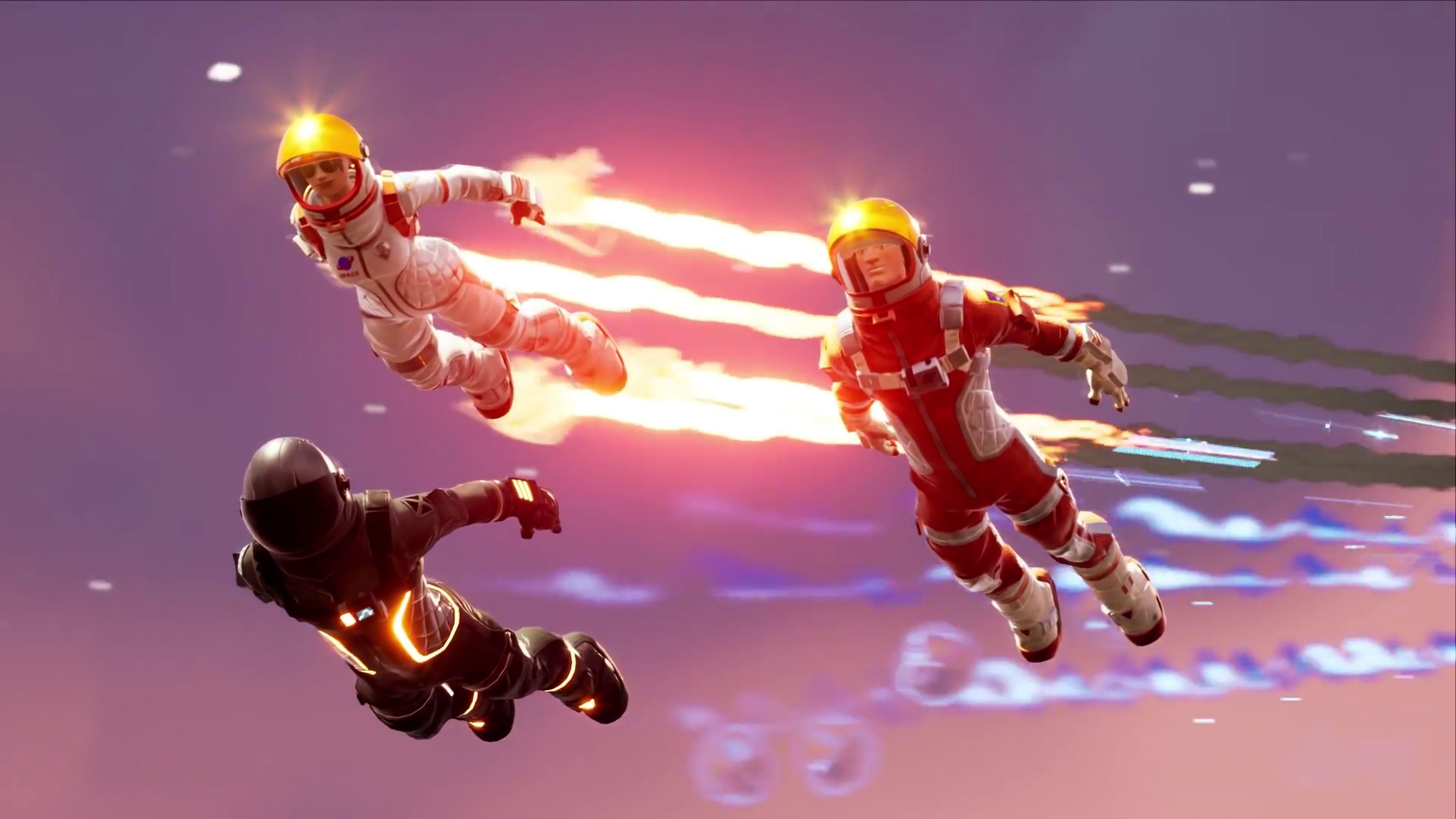 3840x2160 Fortnite Battle Royale, Dark Voyager, Moonwalker, Mission Specialist, Desktop