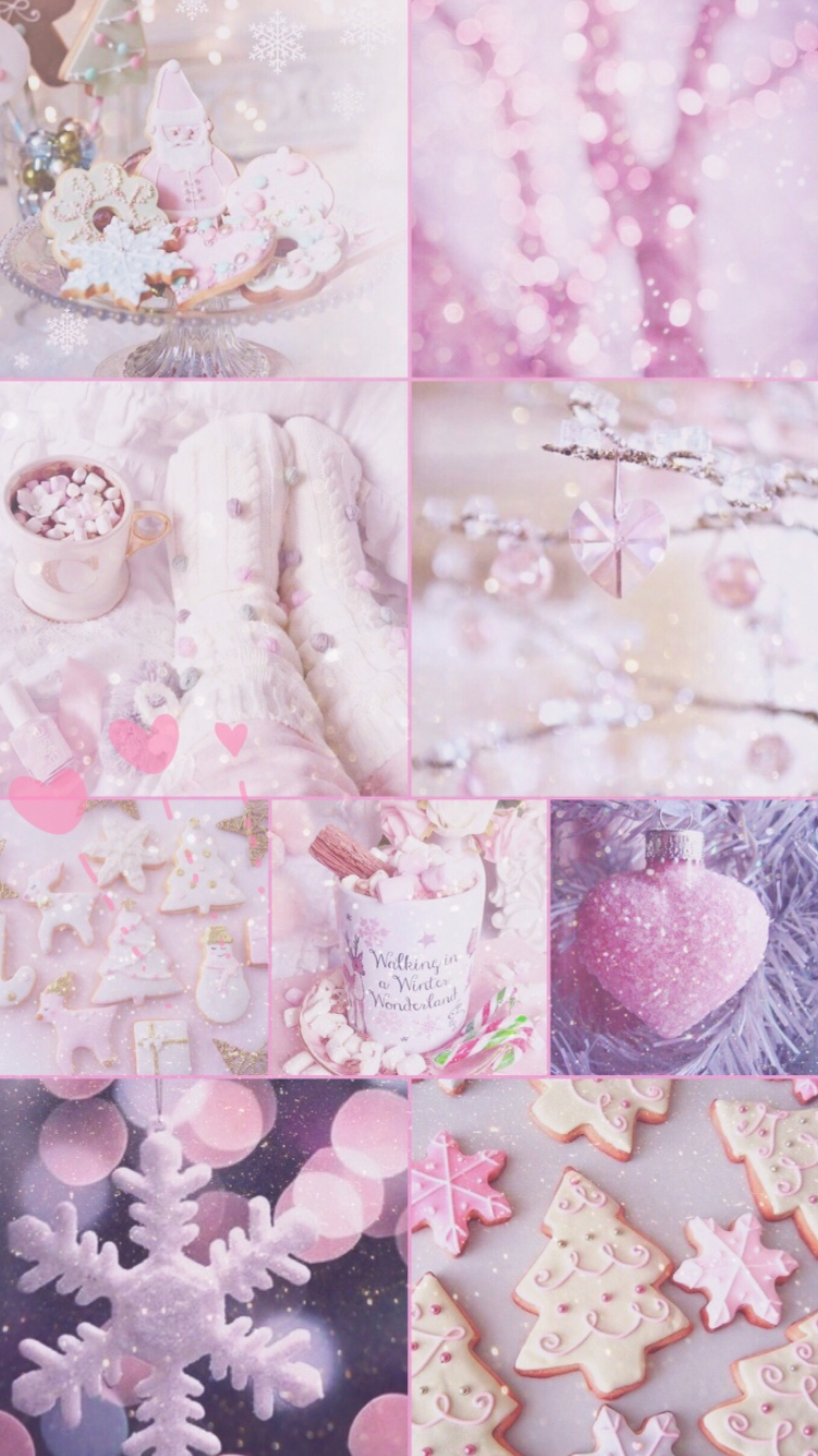 750x1340 ♡ Breakfast at Jenny's ♡. Pink wallpaper, Pink christmas, Aesthetic iphone wallpaper, Phone