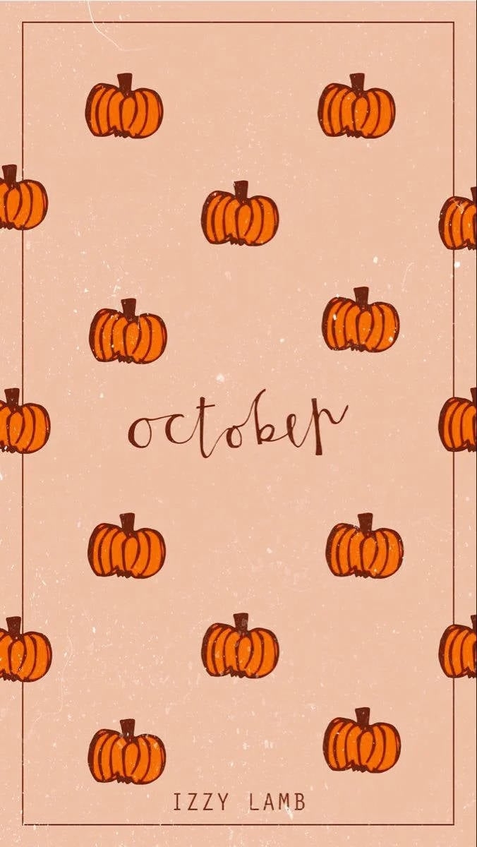 680x1200 Download Pumpkin October Pattern Cute Halloween iPhone Wallpaper, Phone