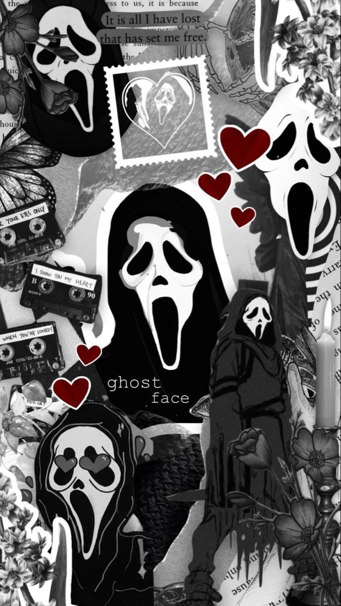 680x1200 Ghost Face wallpaper. Horror art, Phone