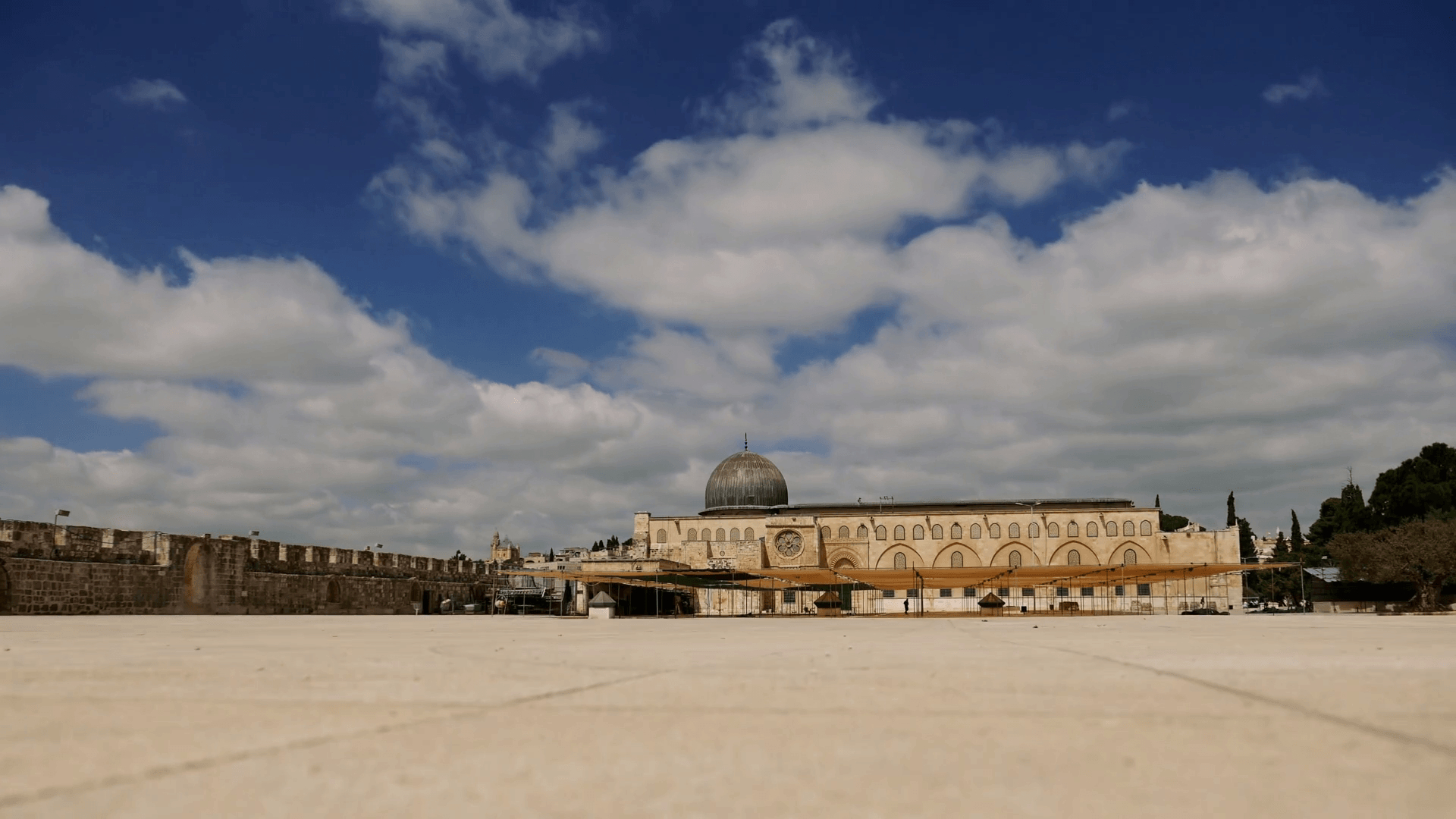 1920x1080 Al Aqsa Mosque In Jerusalem On The Top Of The Temple Mount Timelapse, Desktop