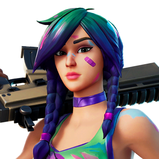 520x520 Splatterella Fortnite wallpaper, Phone