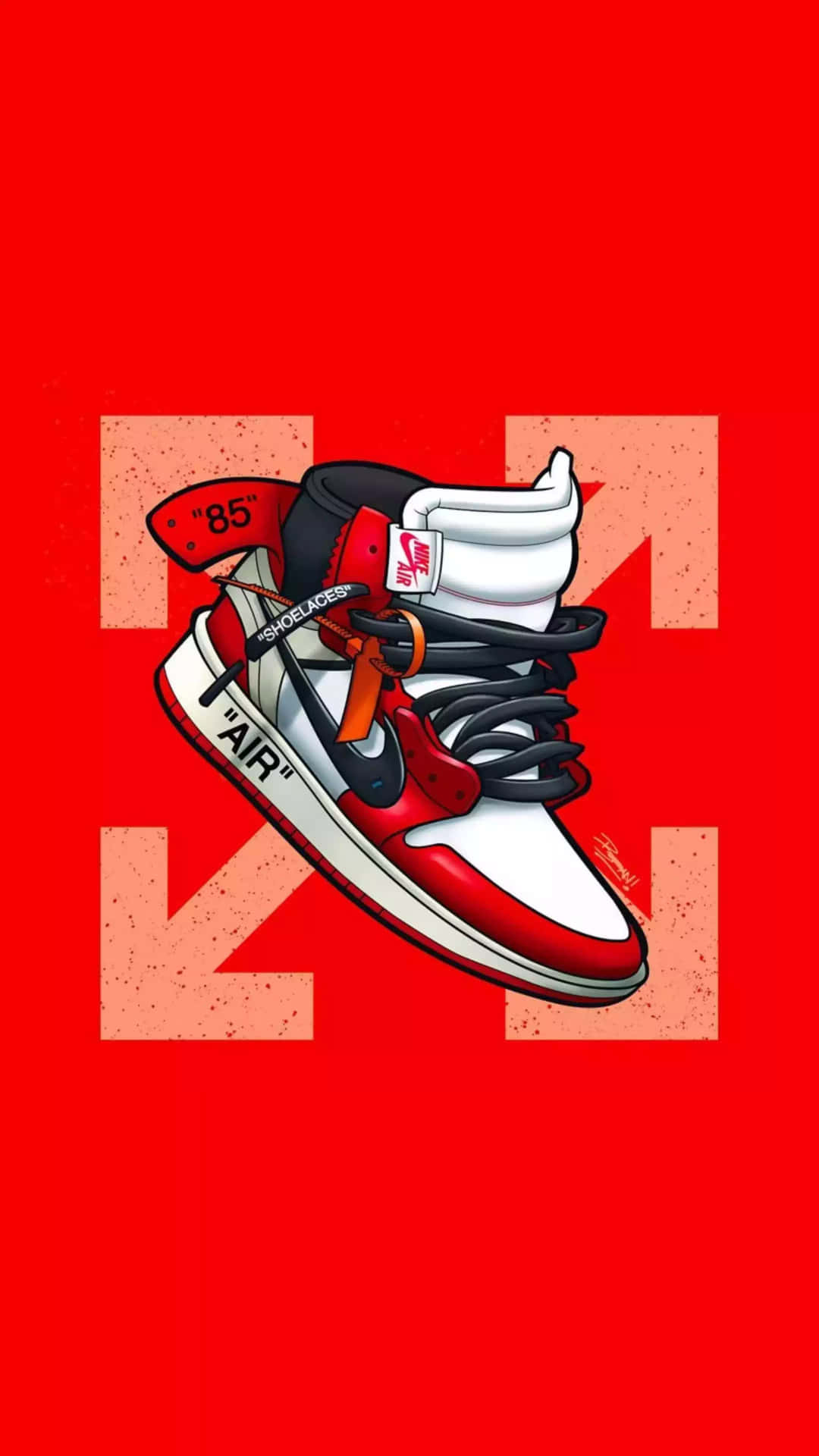 1080x1920 Download Sneakerhead Shoe Sketch Wallpaper, Phone