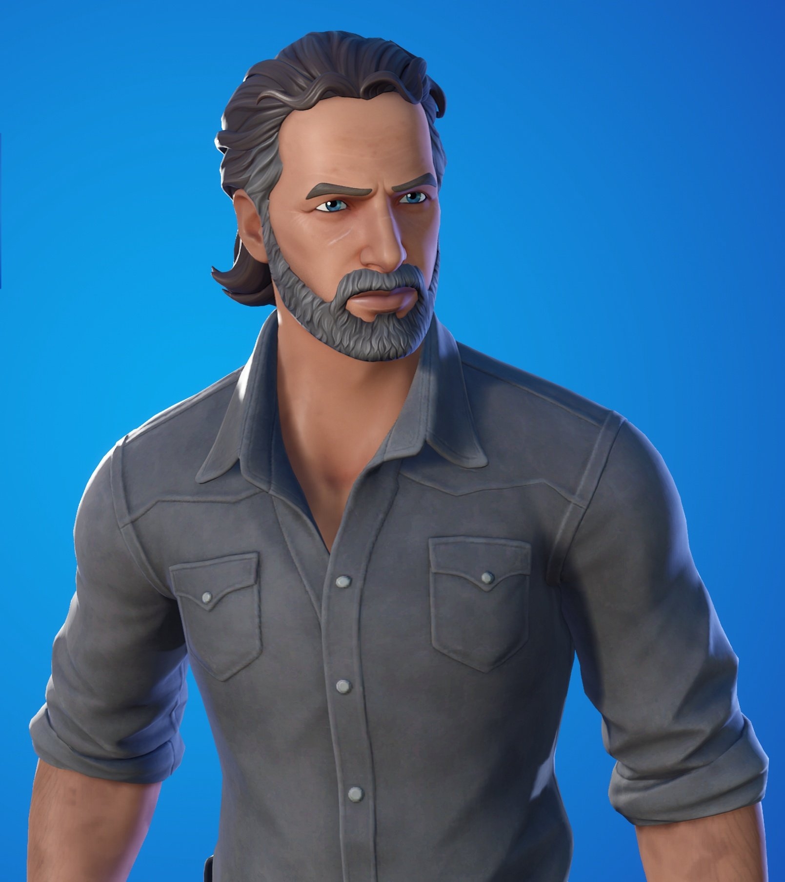 1610x1810 Rick Grimes Fortnite wallpaper, Phone