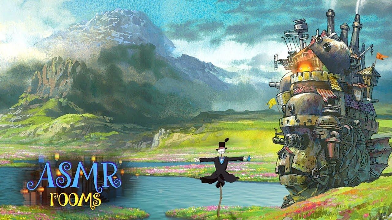 1280x720 Howl's Moving Castle hour Studio Ghibli Ambience with Calcifer, Desktop