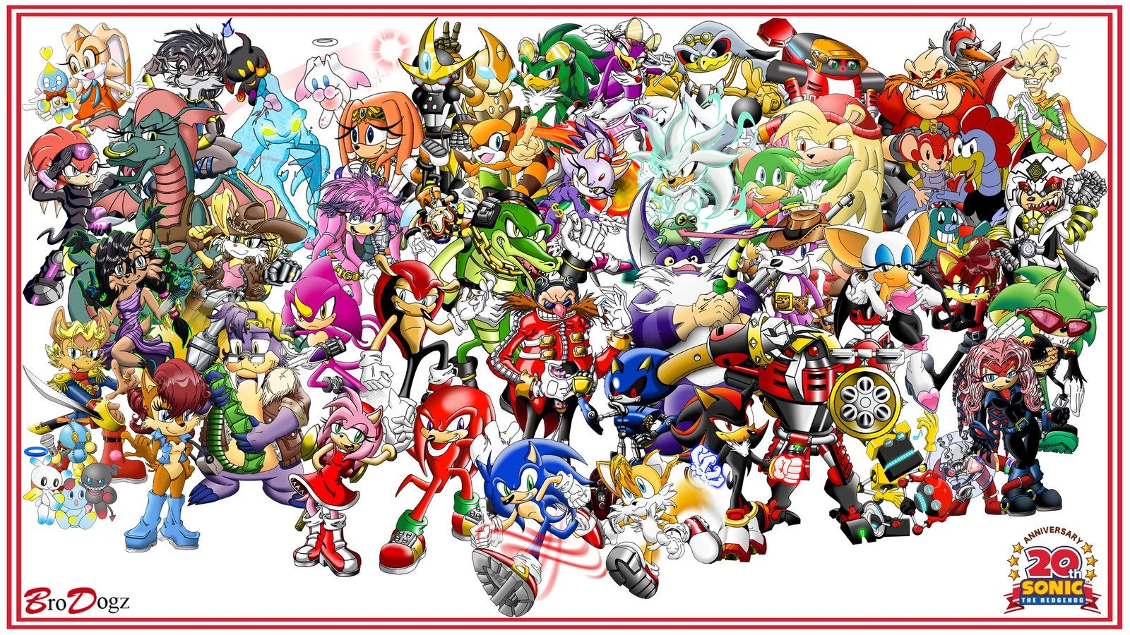 1600x900 Sonic Characters Wallpaper, Desktop