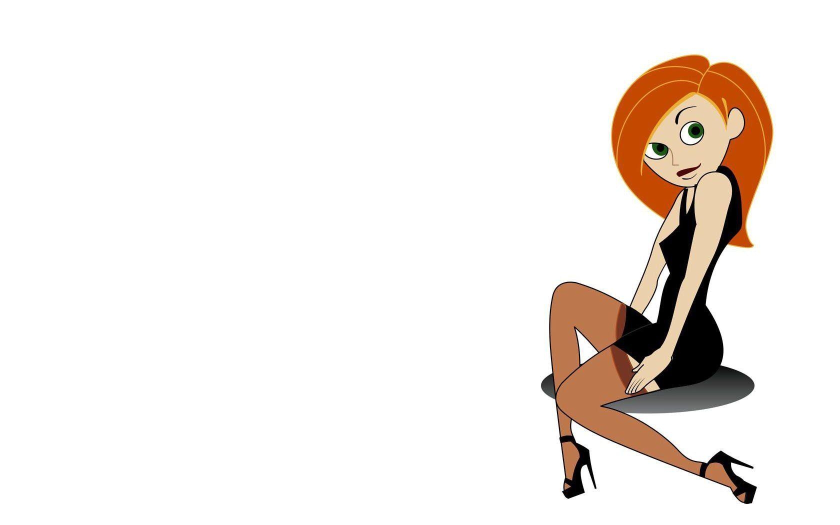 1680x1050 Download  Kim Possible simple background white background, Desktop