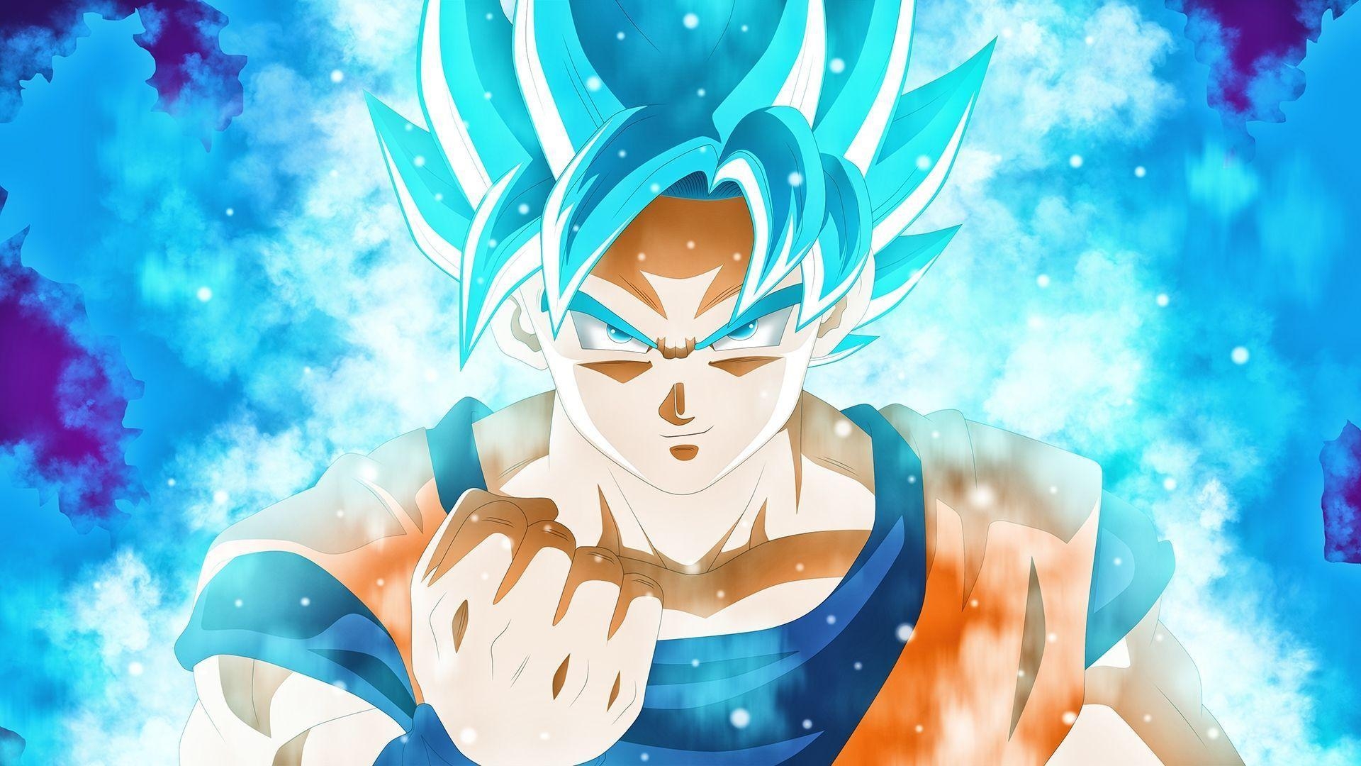 1920x1080 Blue Super Saiyan Goku Wallpaper Free Blue Super Saiyan Goku, Desktop