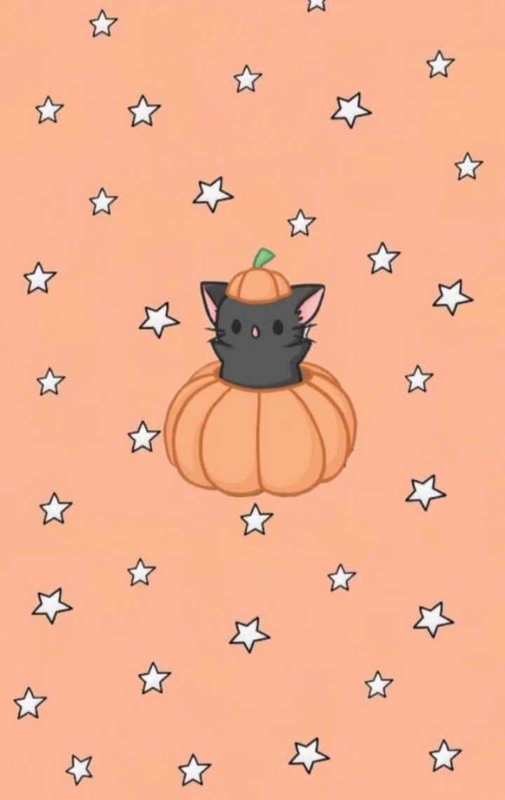 720x1150 Cute Halloween cat!. Halloween wallpaper cute, Cute fall wallpaper, Halloween wallpaper iphone, Phone