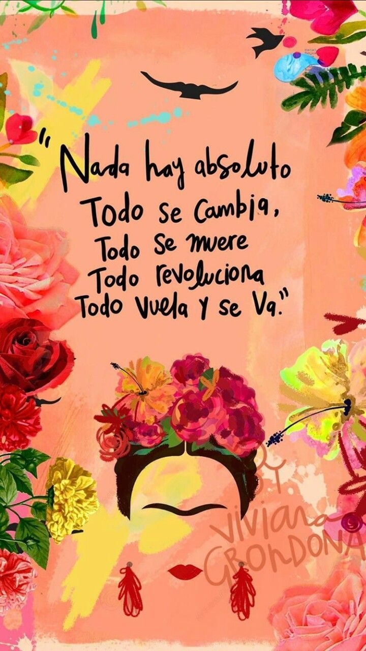 720x1280 Wallpaper. Frase de frida kahlo, Frases de frida, Frases de frida khalo, Phone