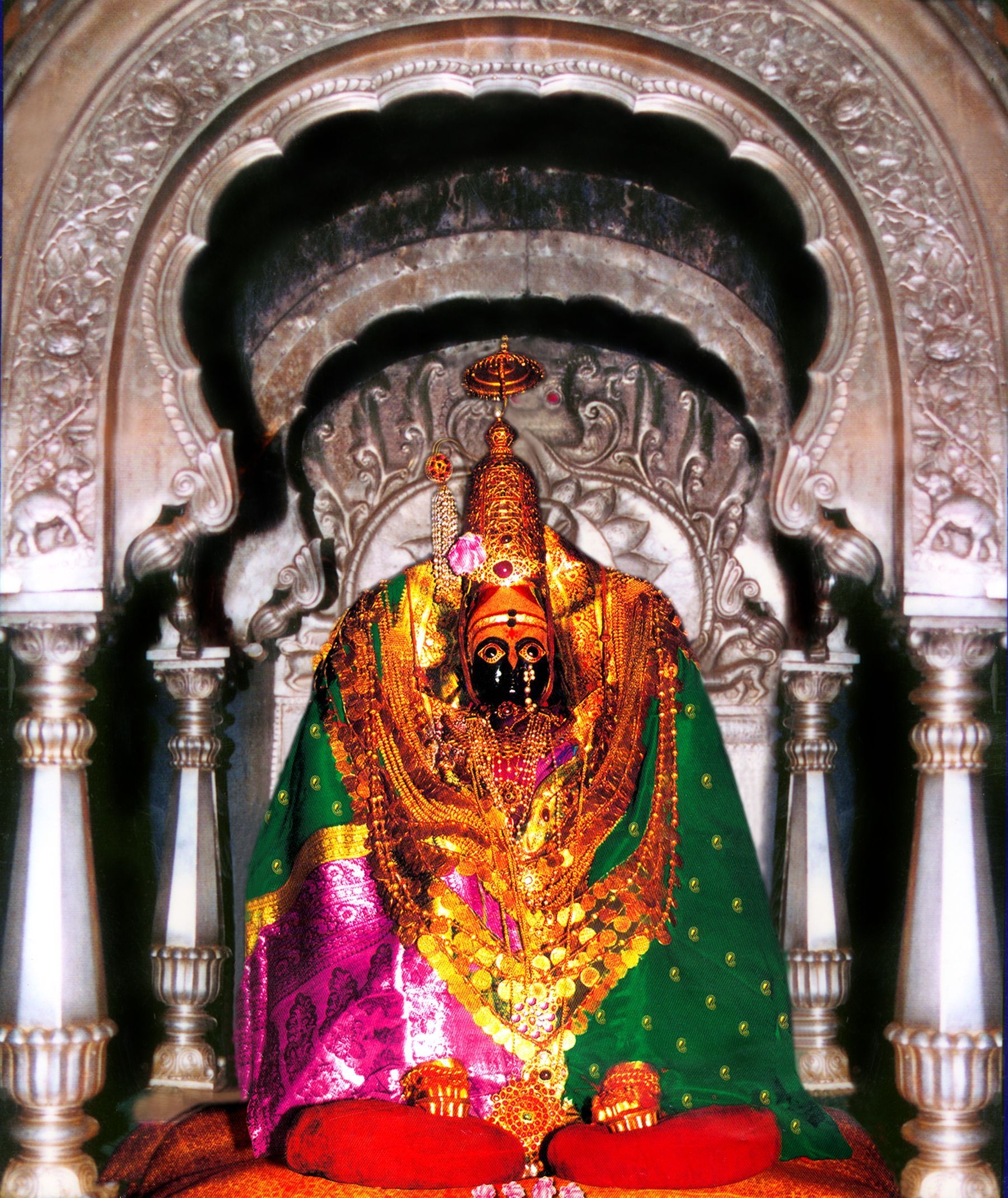 1800x2140 Tulja Bhavani #Temple (श्री क्षेत्र तुळजा भवानी देवस्थान) is a Hindu temple of Goddess Bhavani. It is located in #Tuljapur. Hindu deities, Durga goddess, Bhavani, Phone