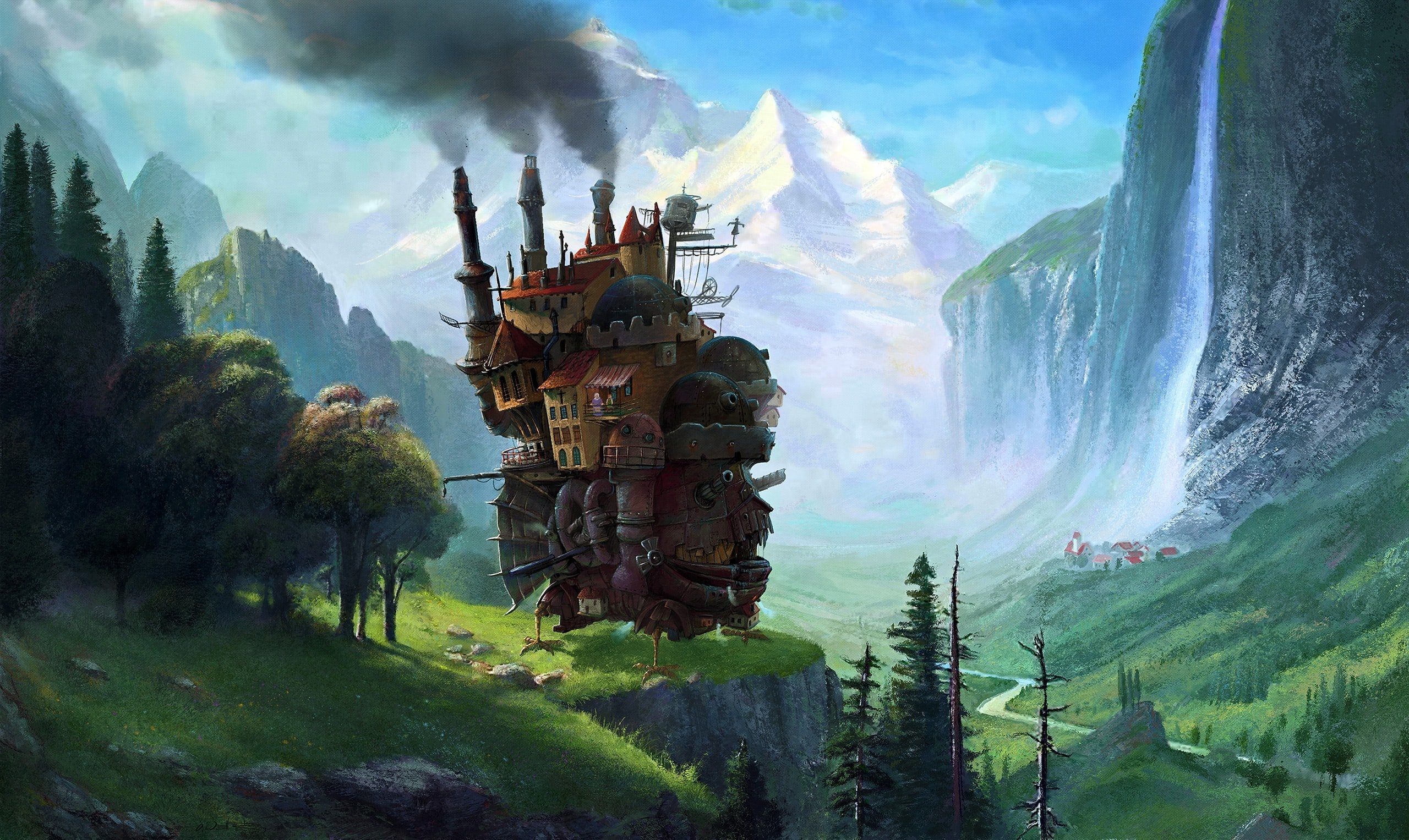 2560x1530 Howl's Moving Castle Wallpaper Free Howl's Moving Castle Background, Desktop