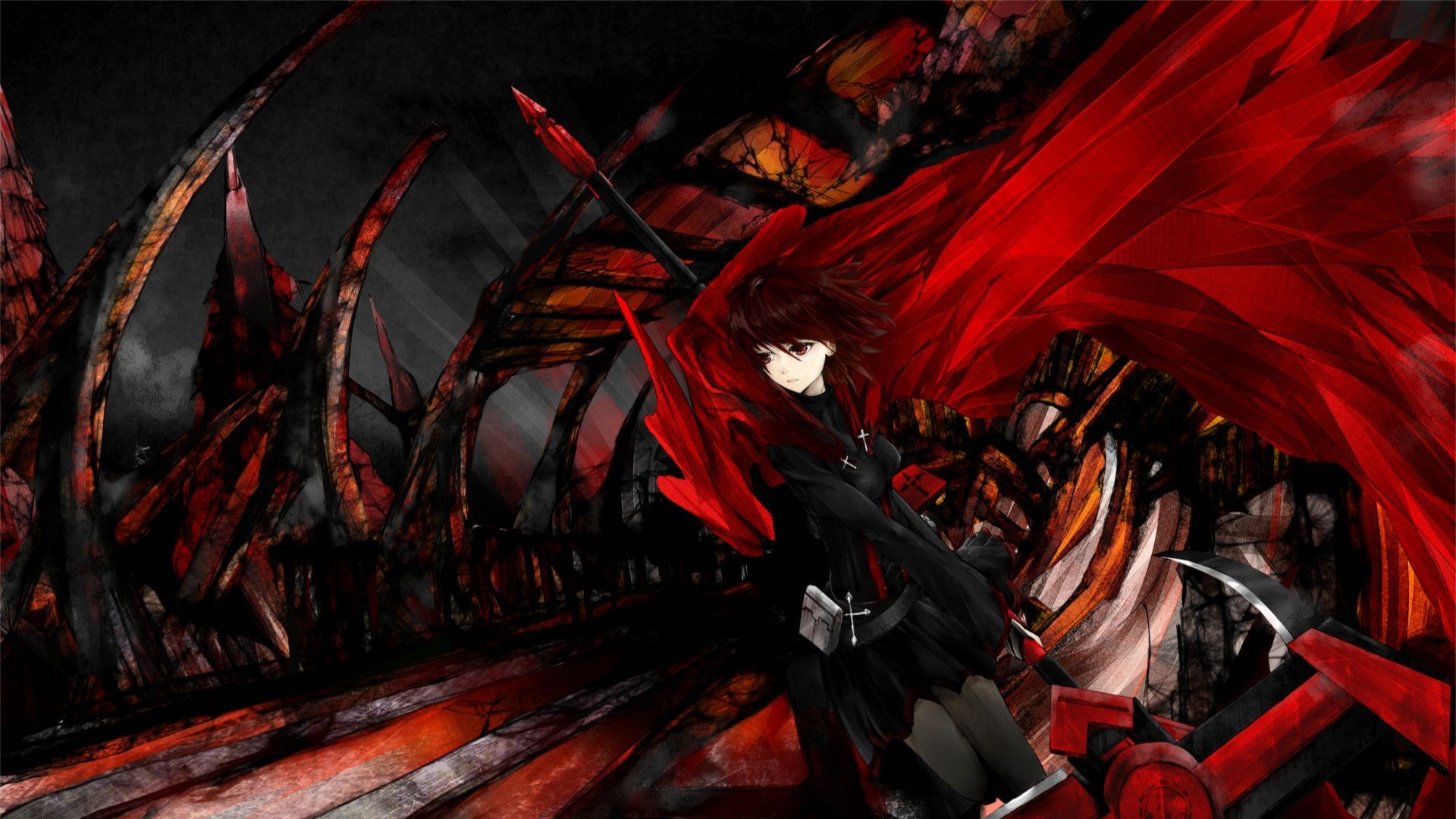 1920x1080 Dark Red Anime Boys Wallpaper Free Dark Red Anime Boys, Desktop