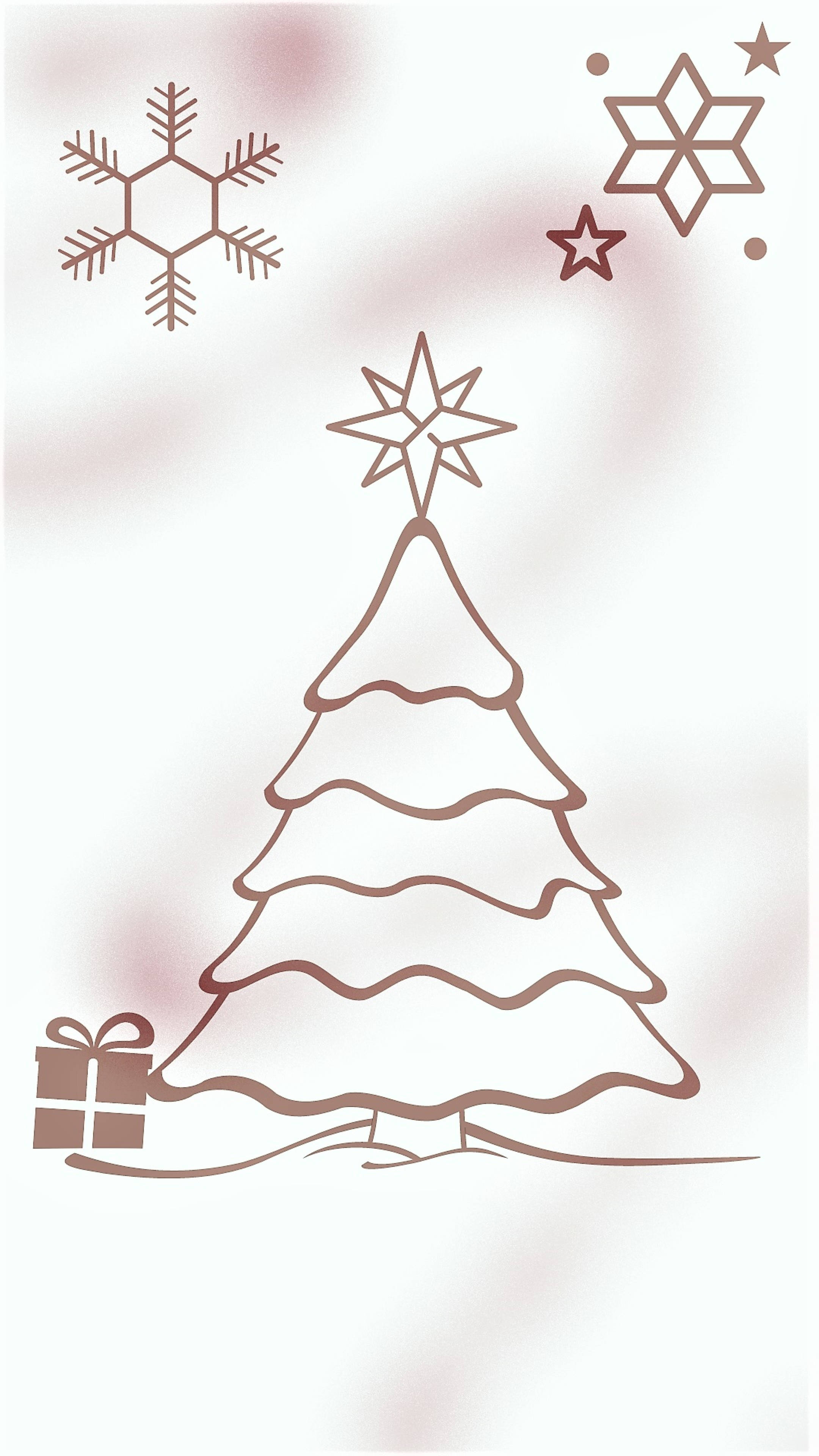 2160x3840 Download Minimalist Pink Christmas Aesthetic Wallpaper, Phone