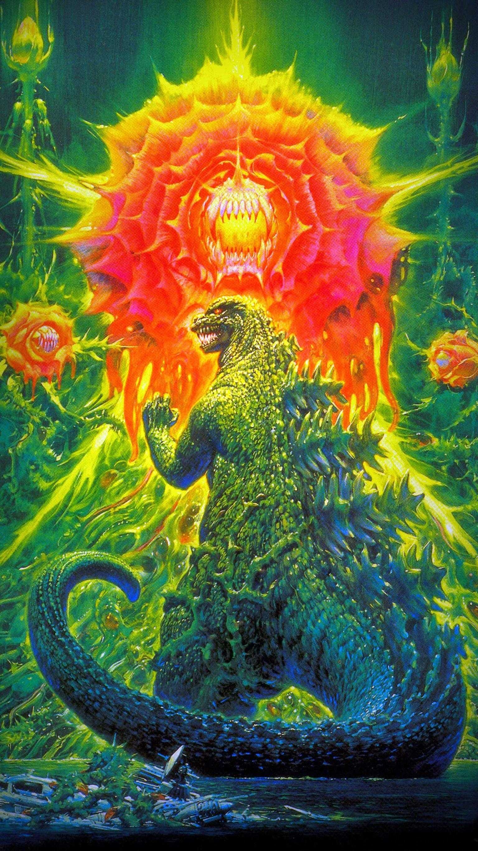 1540x2740 Godzilla Wallpaper, Phone