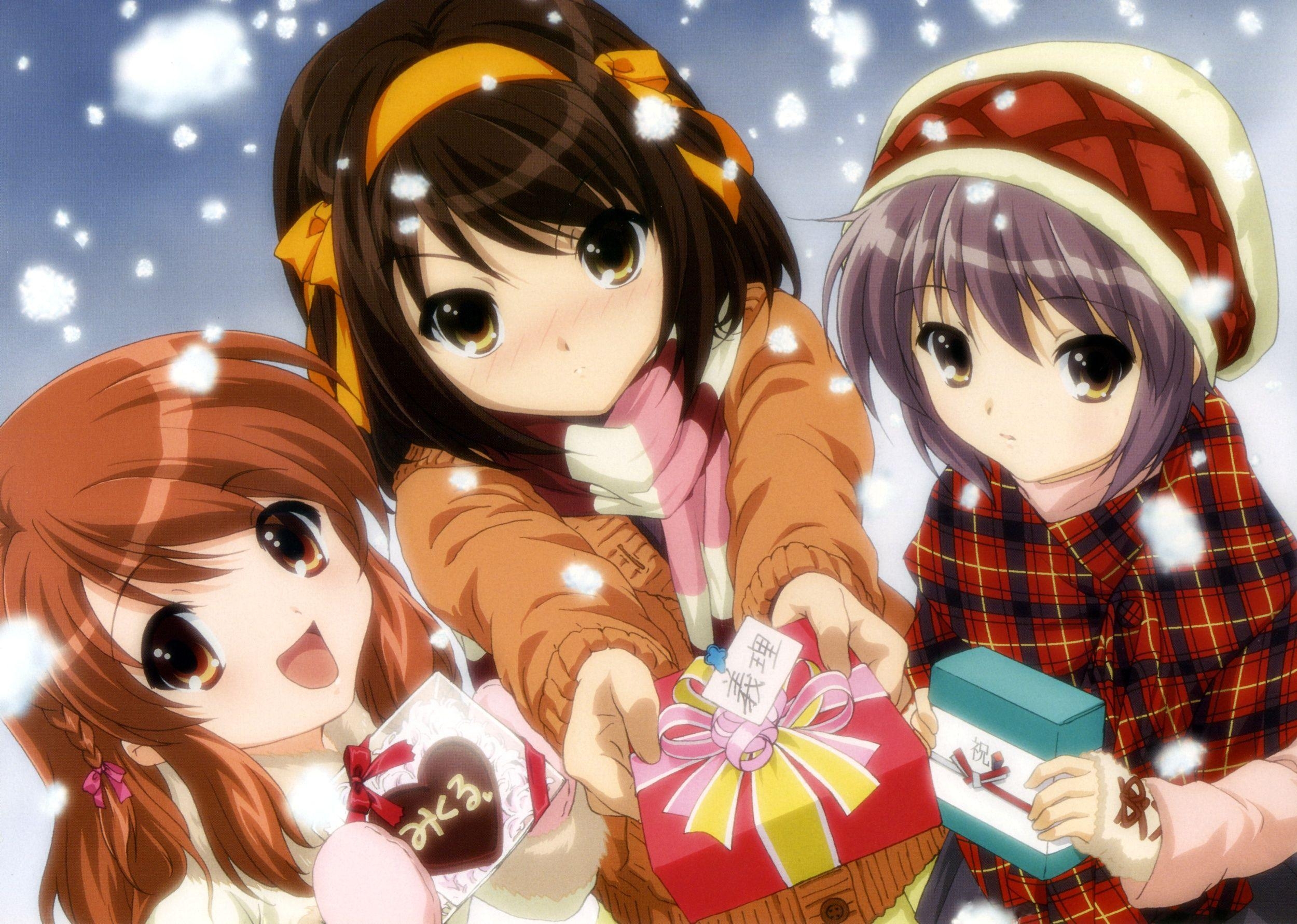 2500x1790 Christmas Anime, Desktop