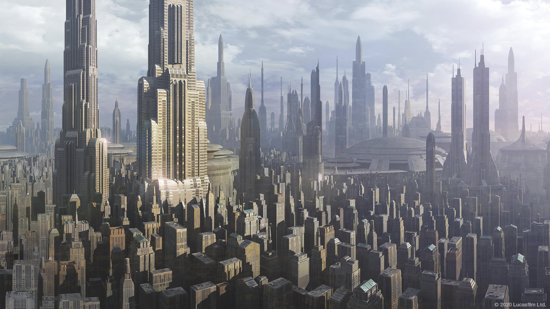 1920x1080 Star Wars Coruscant Meeting Background, Desktop