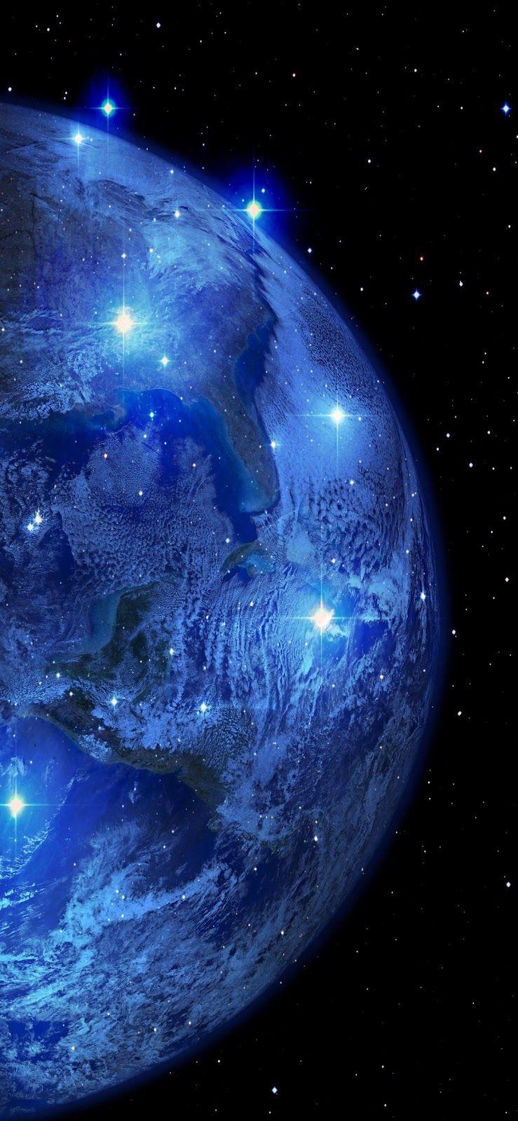 740x1600 Blue Earth (iPhone X). Android wallpaper blue, Blue earth, Blue wallpaper iphone, Phone