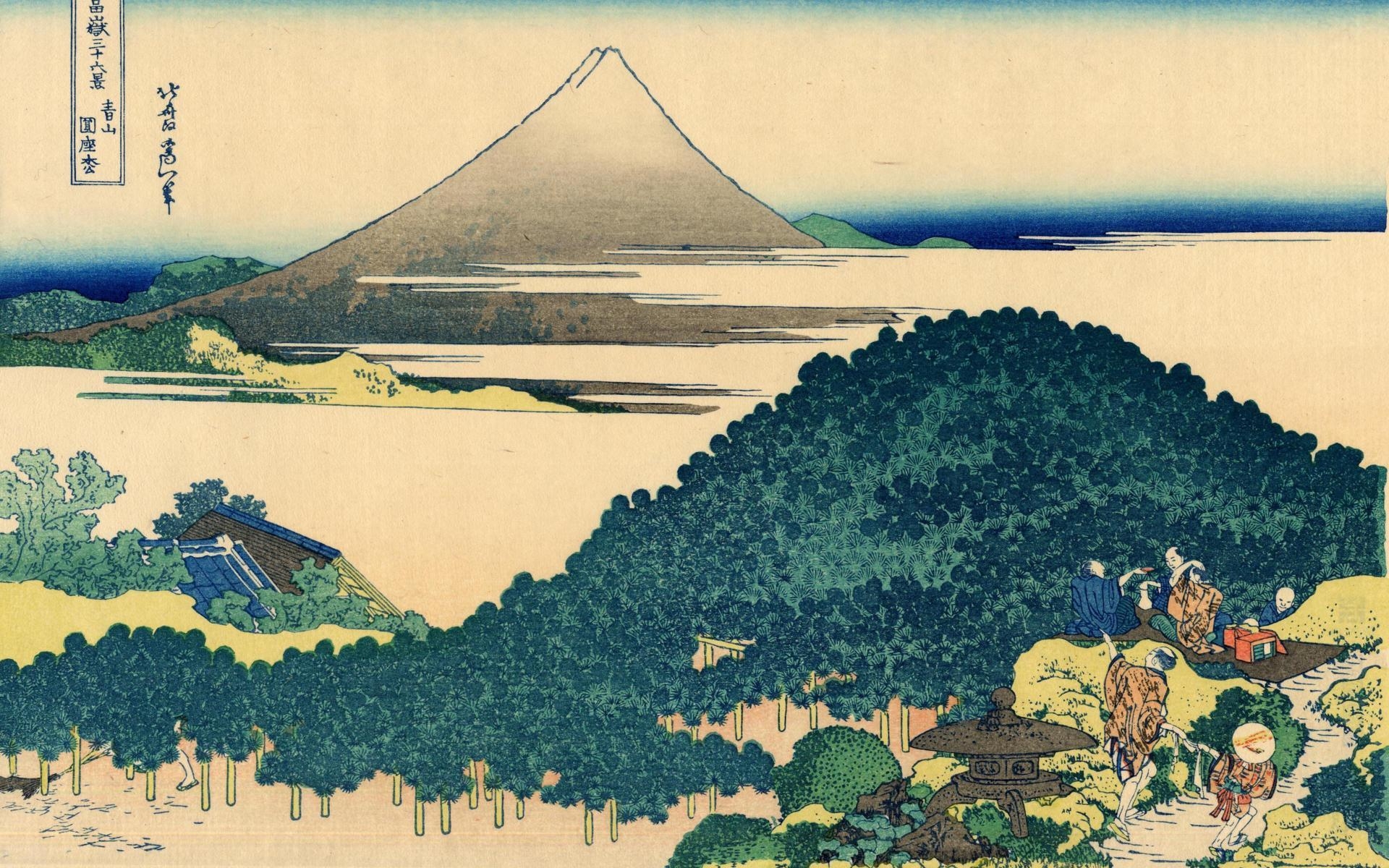 1920x1200 Hokusai Wallpaper, The Coast Of Seven Leages In Kamakura, Desktop