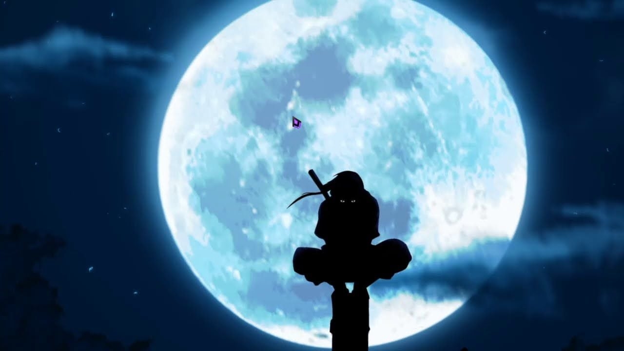 1280x720 Big Moon Itachi Parallax Lively Wallpaper, Desktop