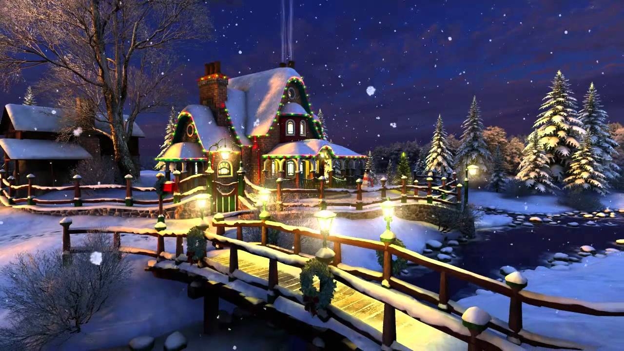 1280x720 3D Christmas Wallpaper Free 3D Christmas Background, Desktop