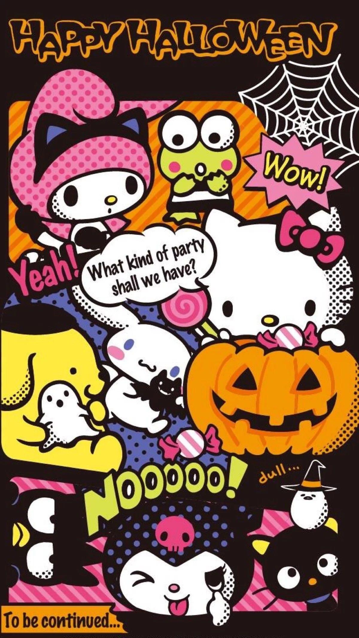 1200x2130 Halloween Hello Kitty iPhone Wallpaper Free Halloween, Phone