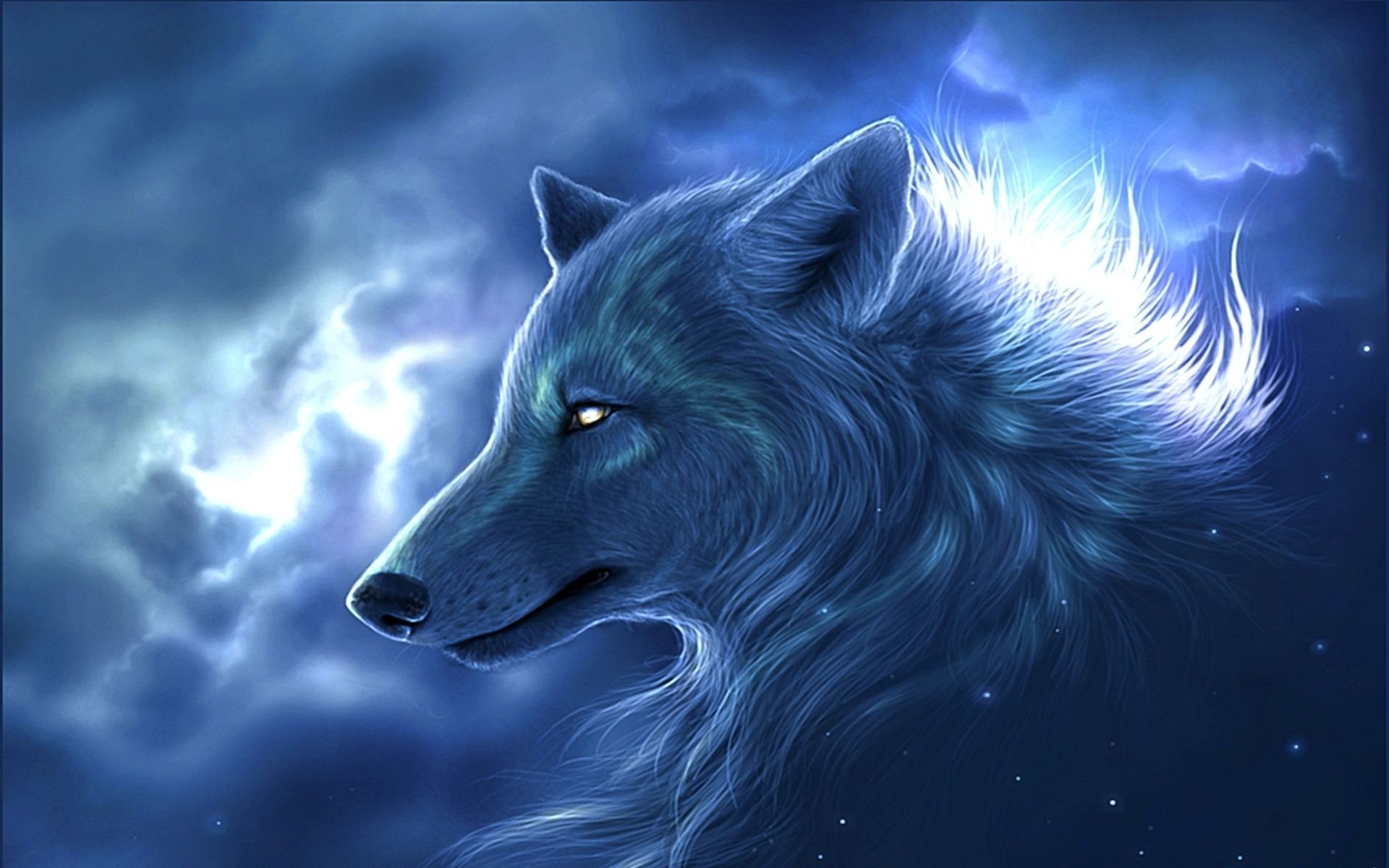 1920x1200 Animated Wolf Desktop Wallpaper, Desktop