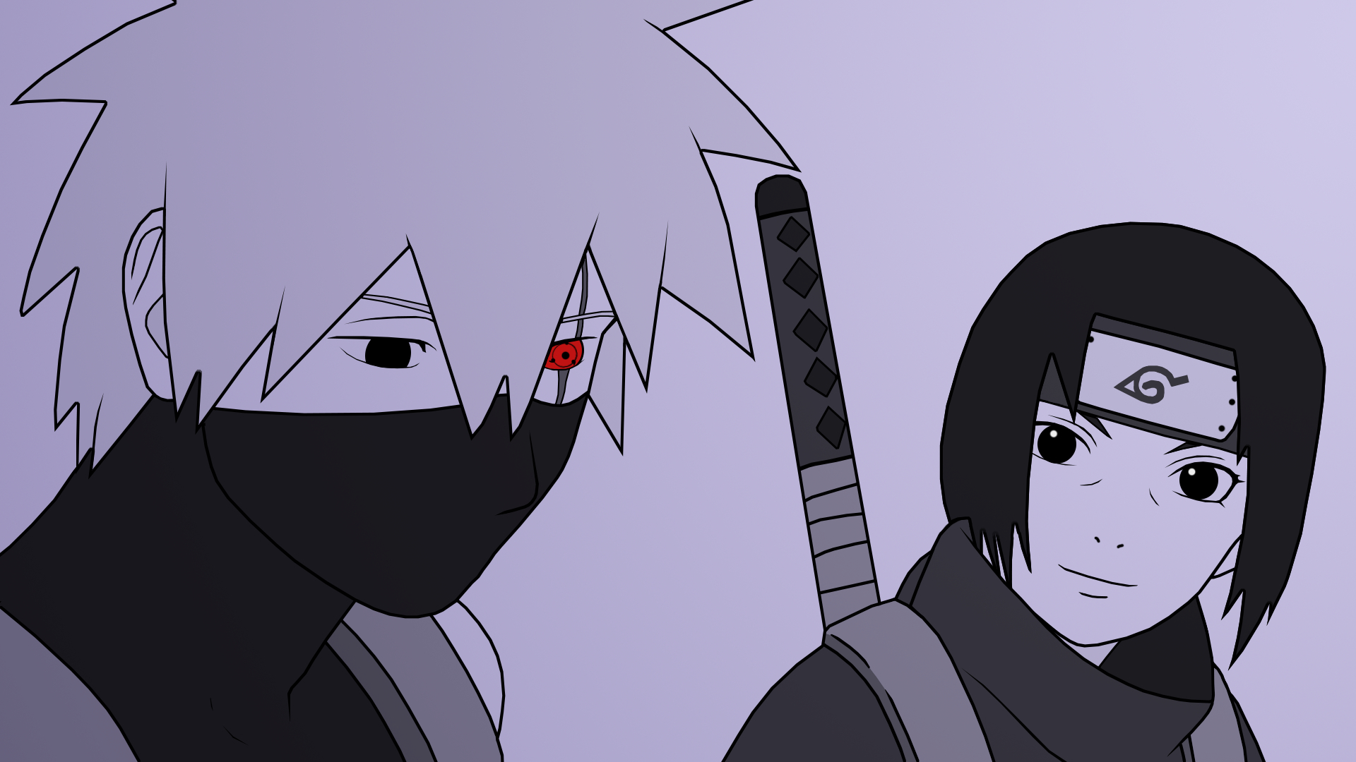 1920x1080 Itachi and Kakashi, Desktop