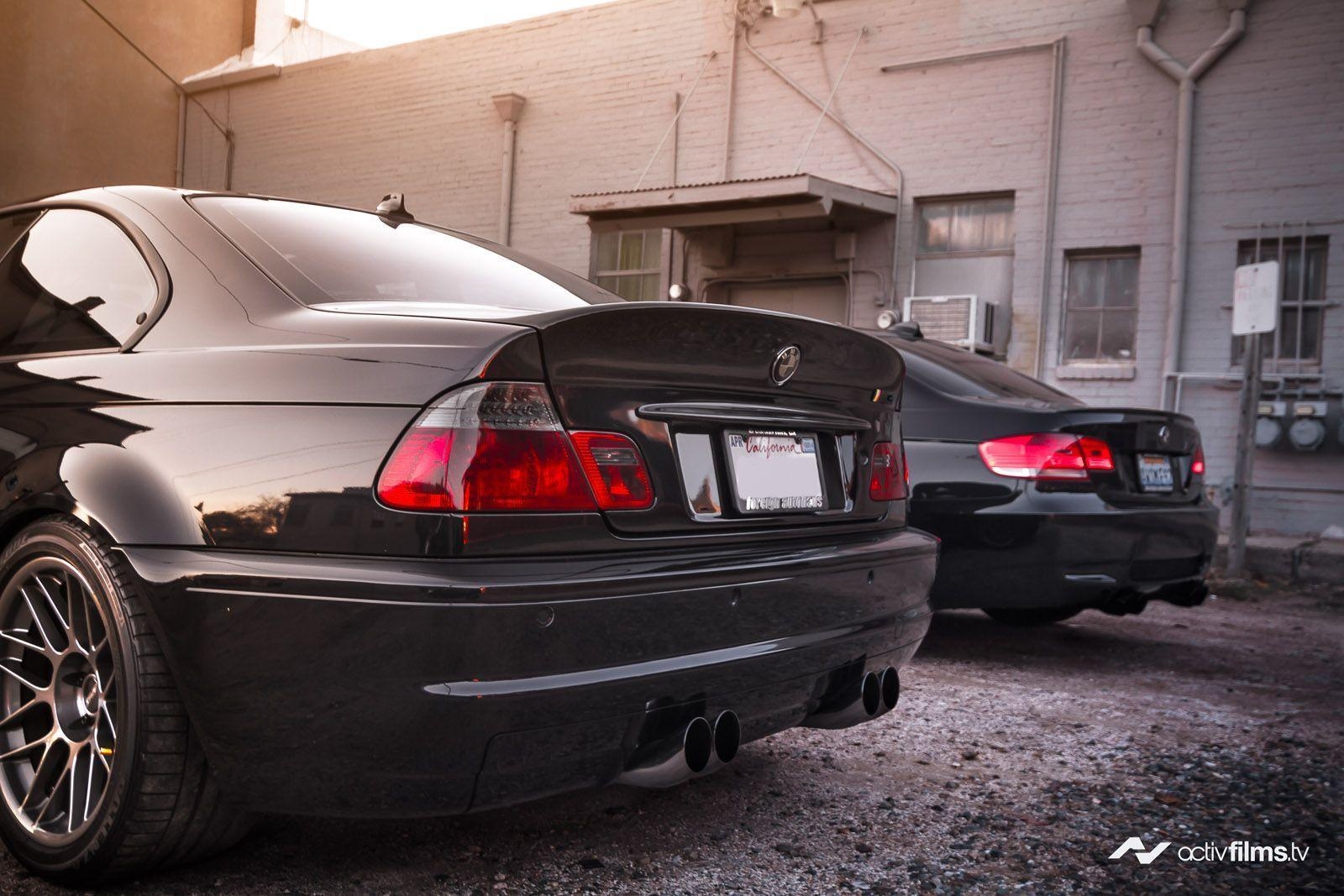 1600x1070 Wallpaper: BMW E92 M3 And BMW E46 M3 By ActivFilms.TV, Desktop