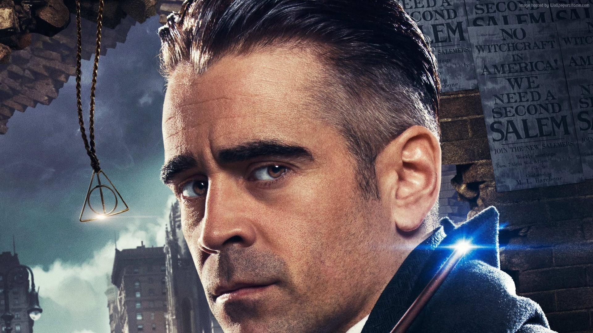 1920x1080 Percival Graves Colin Farrell Fantastic Beasts Poster Wallpaper, Desktop