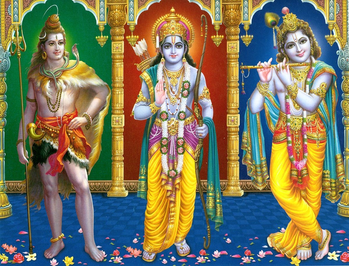 1200x920 Shiva, Rama and Krishna. Hindu gods, Shiva, Lord rama image, Desktop