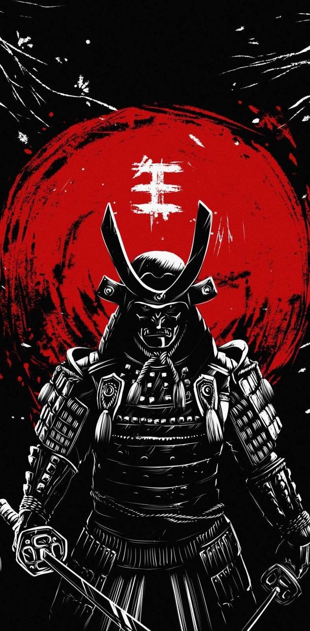 630x1280 Samurai wallpaper, Phone