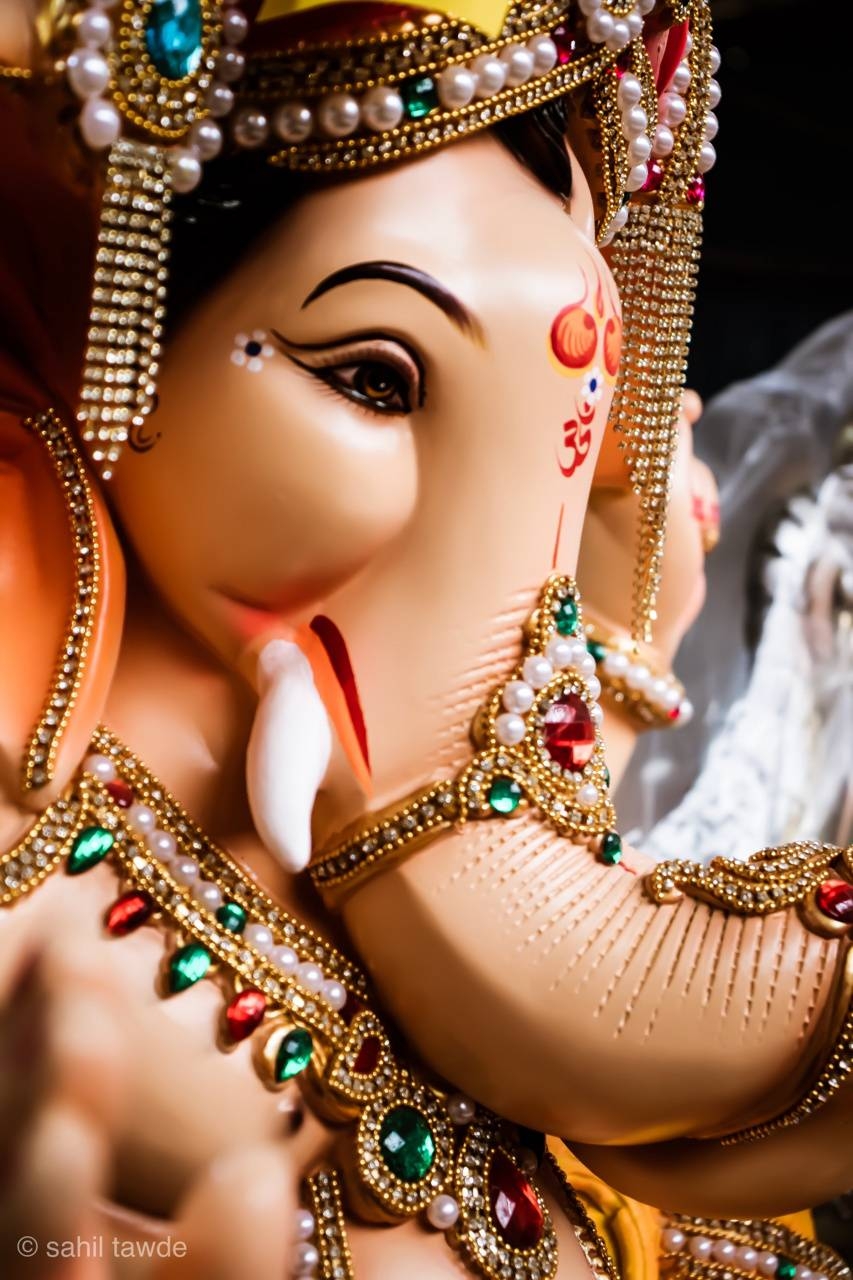 860x1280 Ganpati Bappa Wallpaper Free Ganpati Bappa Background, Phone