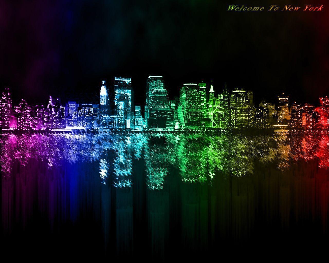 1280x1030 New York Skyline  By Jeneral Pain, Desktop