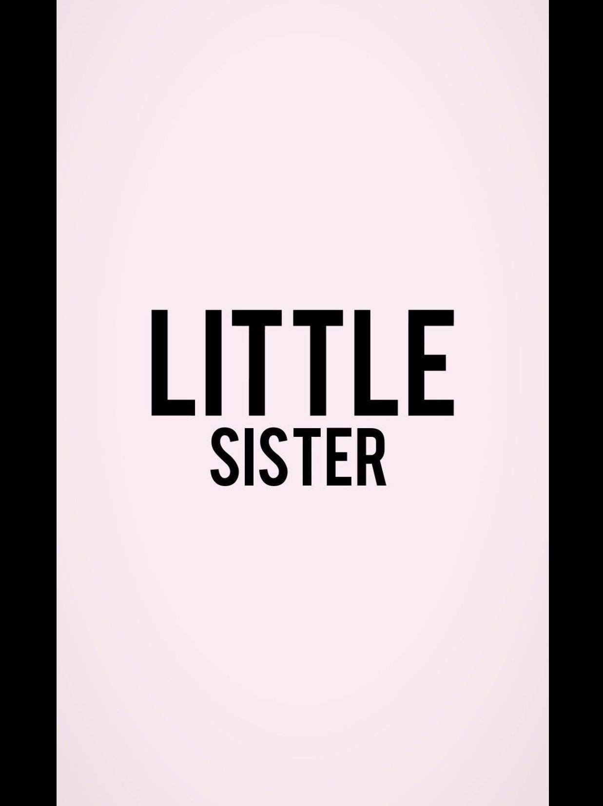 1240x1660 Little Sister. Sister wallpaper, Sisters drawing, Matching wallpaper, Phone