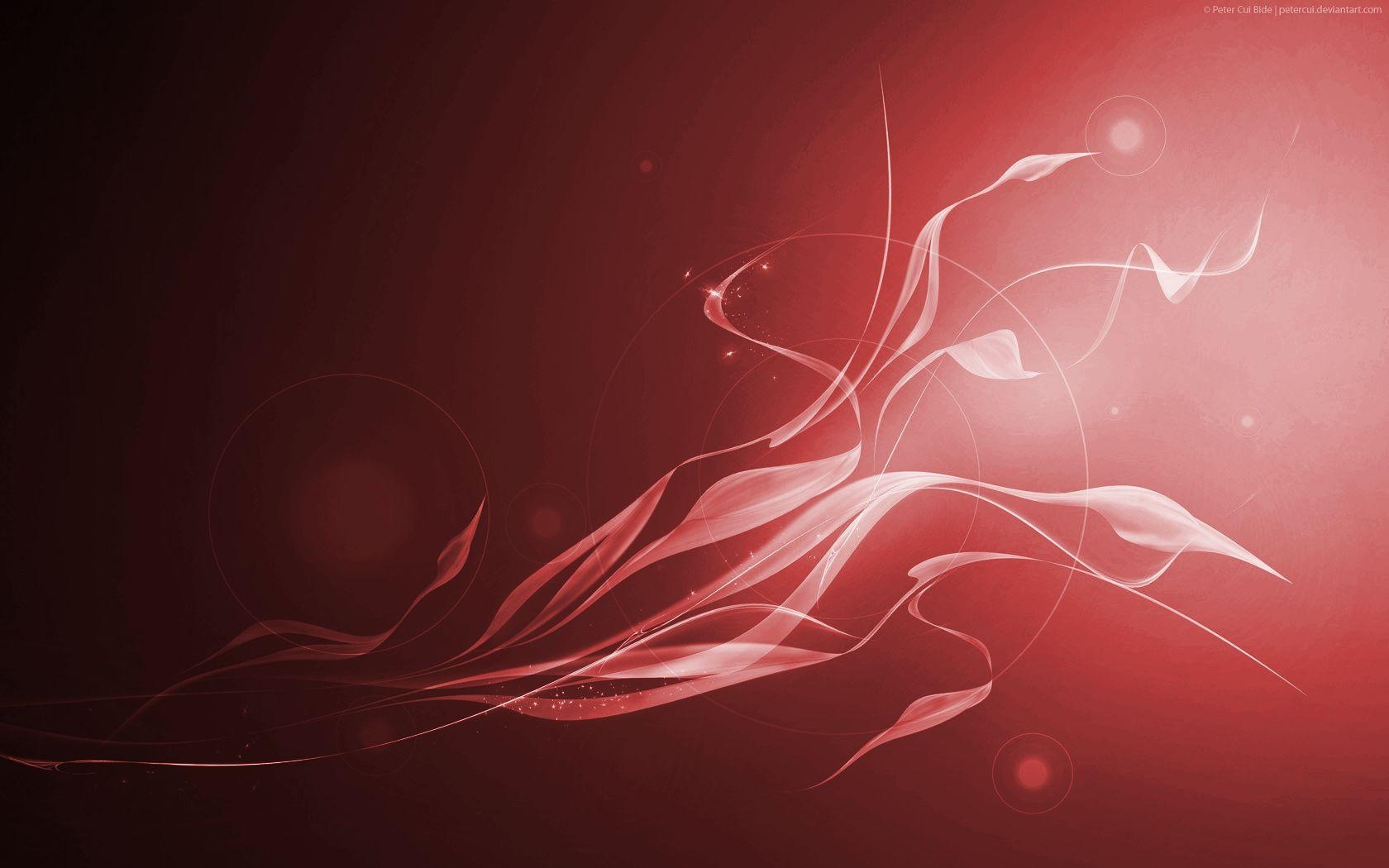 1680x1050 Red Flower Abstract Wallpaper, Desktop