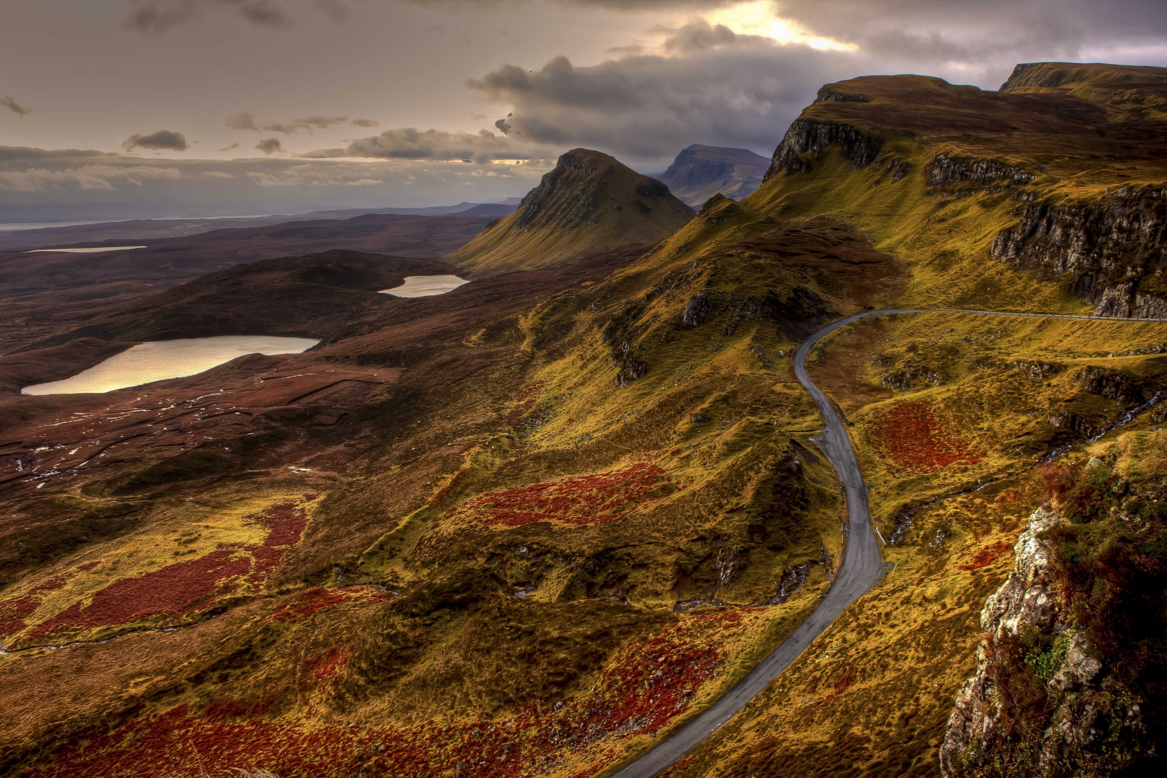 3840x2560 Wallpaper / landscape nature mountains road england scotland 4k wallpaper free download, Desktop