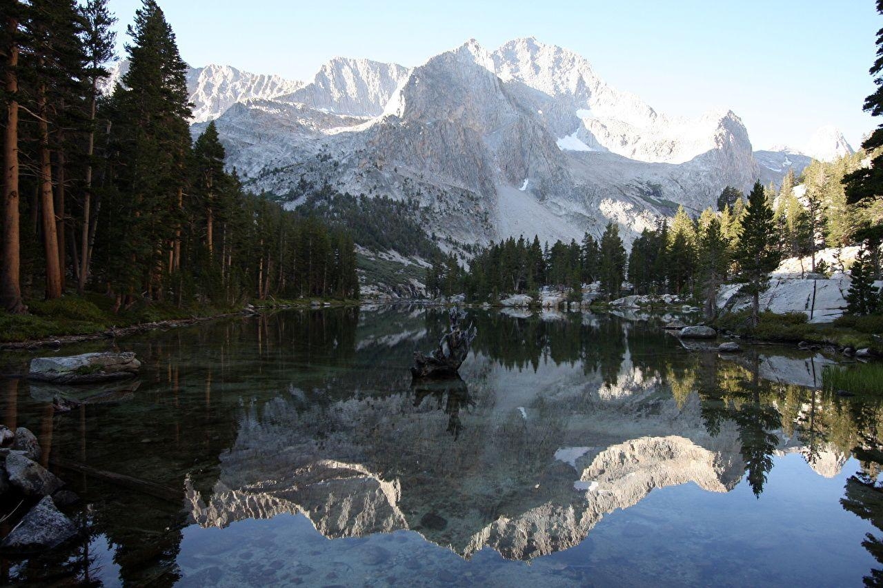 1280x860 Wallpaper Lake Reflection Sequoia National Park & Kings Canyon, Desktop